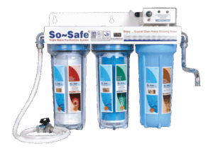 Triple UV filter water purifier